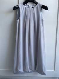 Suknia sukienka szara błękitna rozmiar 38 M