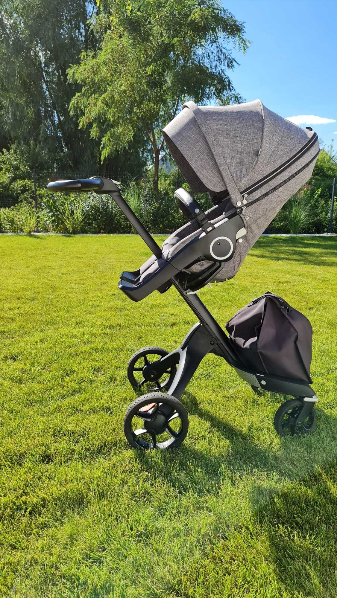 Stokke V6 3w1 fotelik Cybex i akcesoria