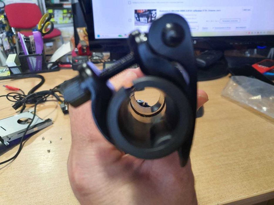 Вынос руля складного велосипеда, электрофэтбайка. Шток 25,4