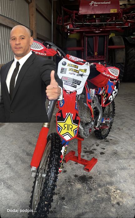 Honda crf250r   zamiana