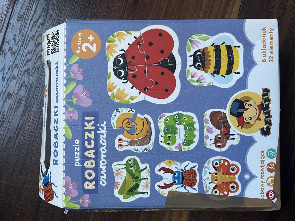 CzuCzu puzzle robaczki czworaczki 2+