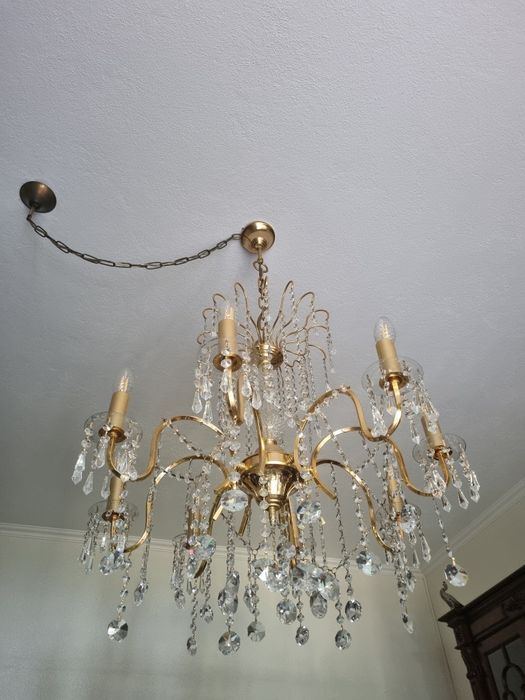 Lustre/Candeeiro sala 8 lâmpadas