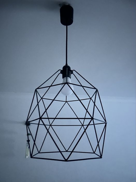 Estrutura de abajur de metal