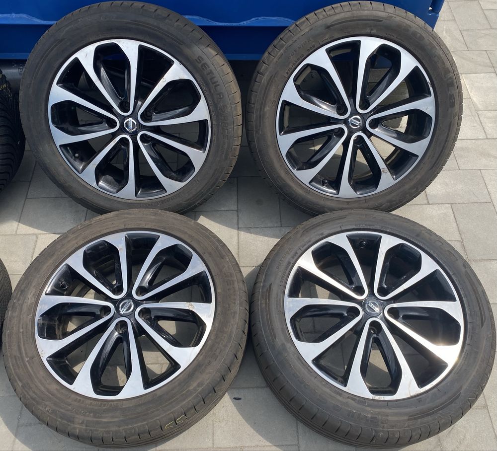 Alufelgi z oponami 215/55 R18 Nissan Qashqai + Felgi Opony 5x114,3