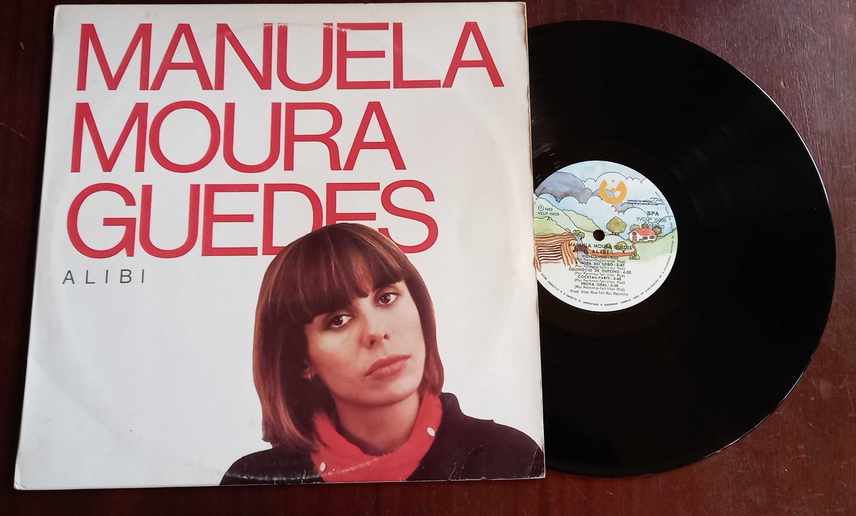 Manuela Moura Guedes – Alibi LP 1982  Raro EMI Portugal
