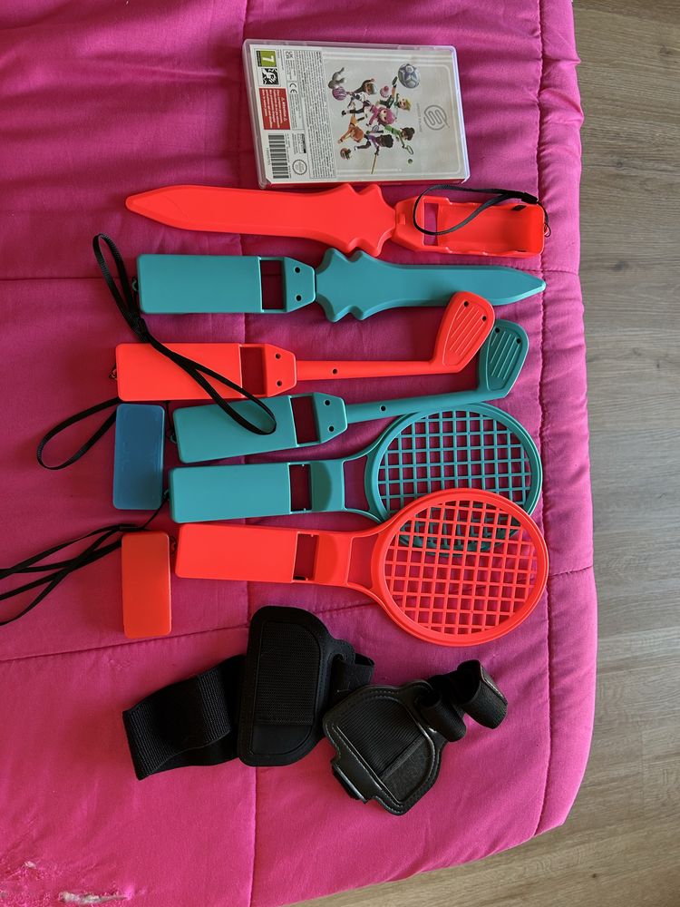 Nintendo switch SPORTS + kit de acessórios