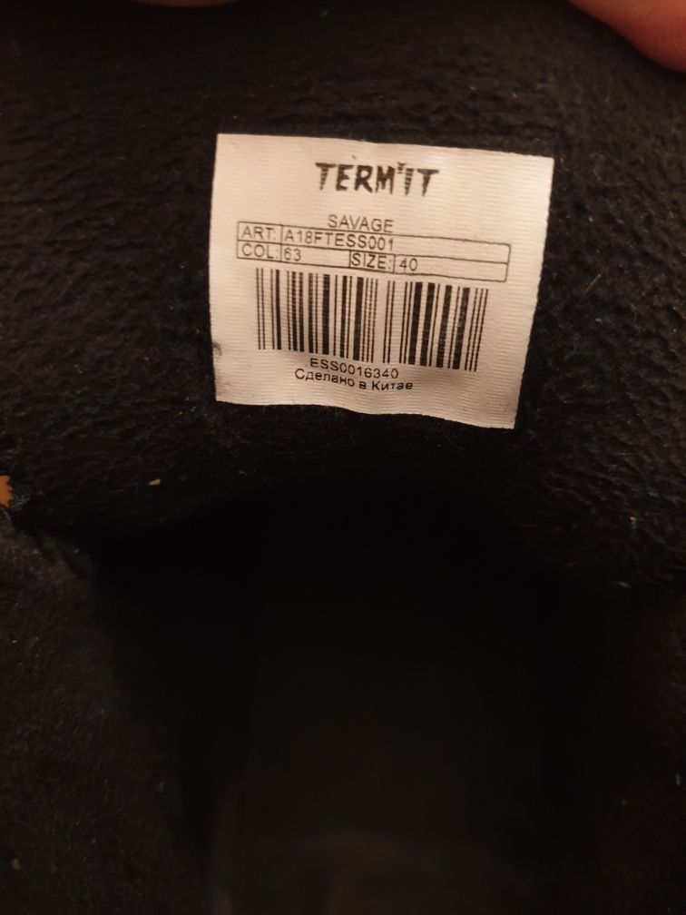 Ботинки мужские Termit ,размер 41/41.5 !!!