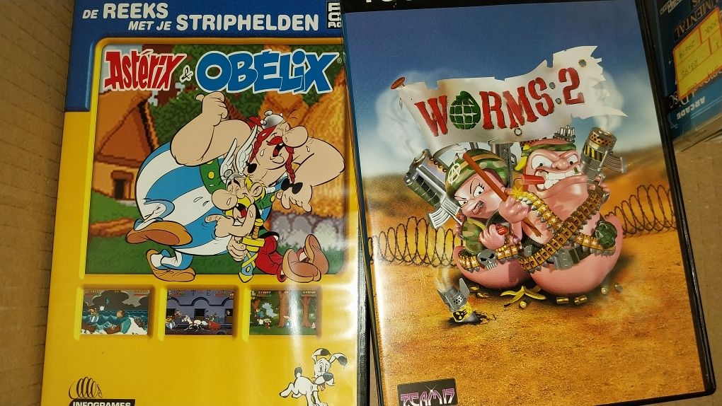 Asterix & obelix, worms 2, spiderman PC