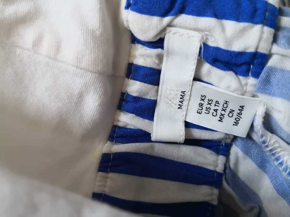 Nowe krótkie spodenki ciążowe r XS z H&M
