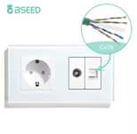 Tomada com tv e RJ45