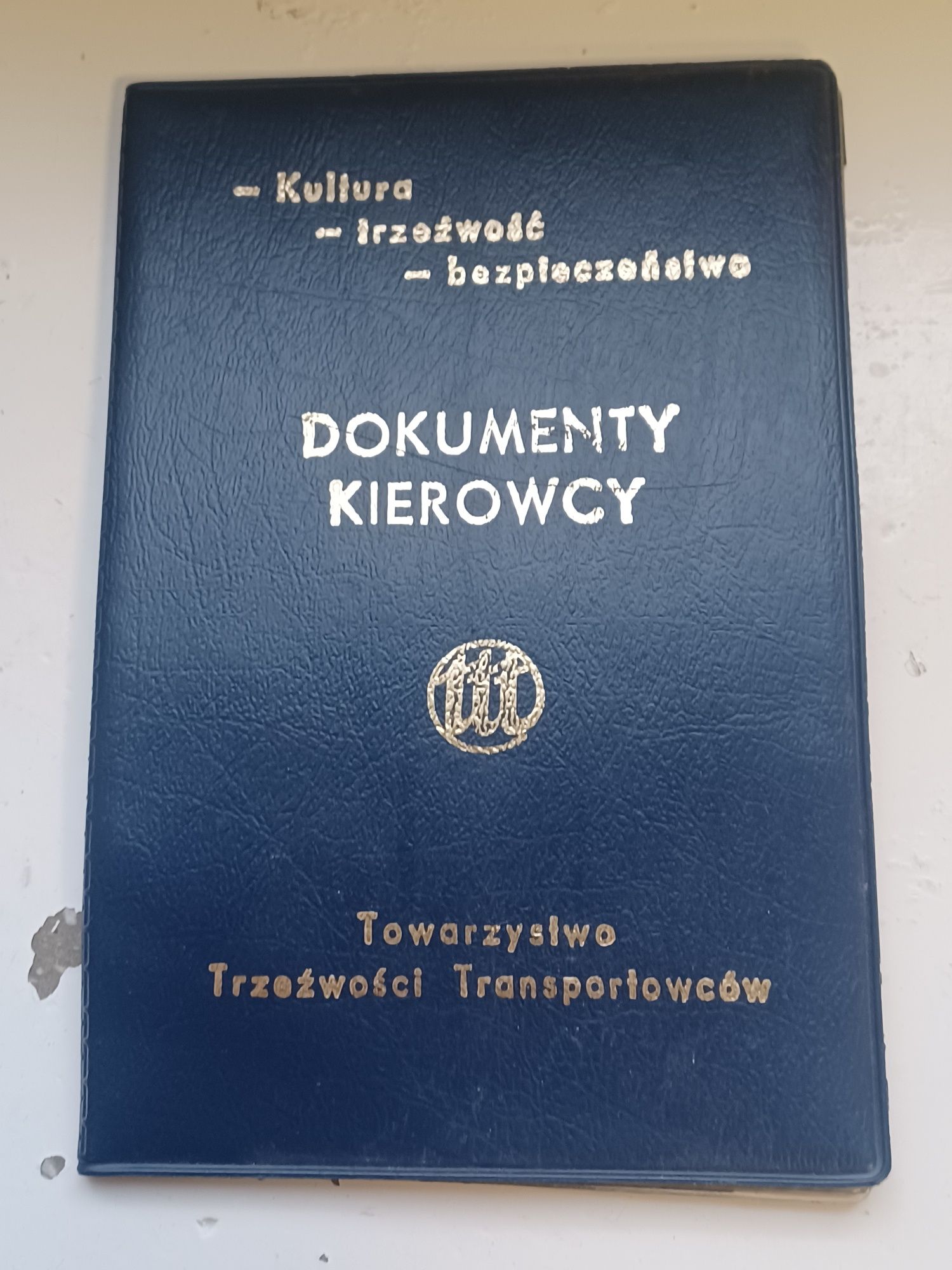 Okładka Dokumenty Kierowcy Towarzystwo Trzeźwości Transportowców