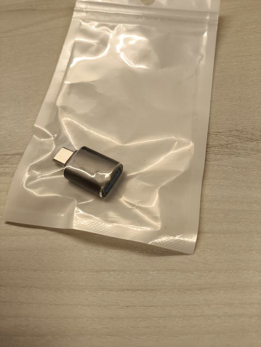 Przejściówka USB na Type-C (nowa, w opakowaniu)