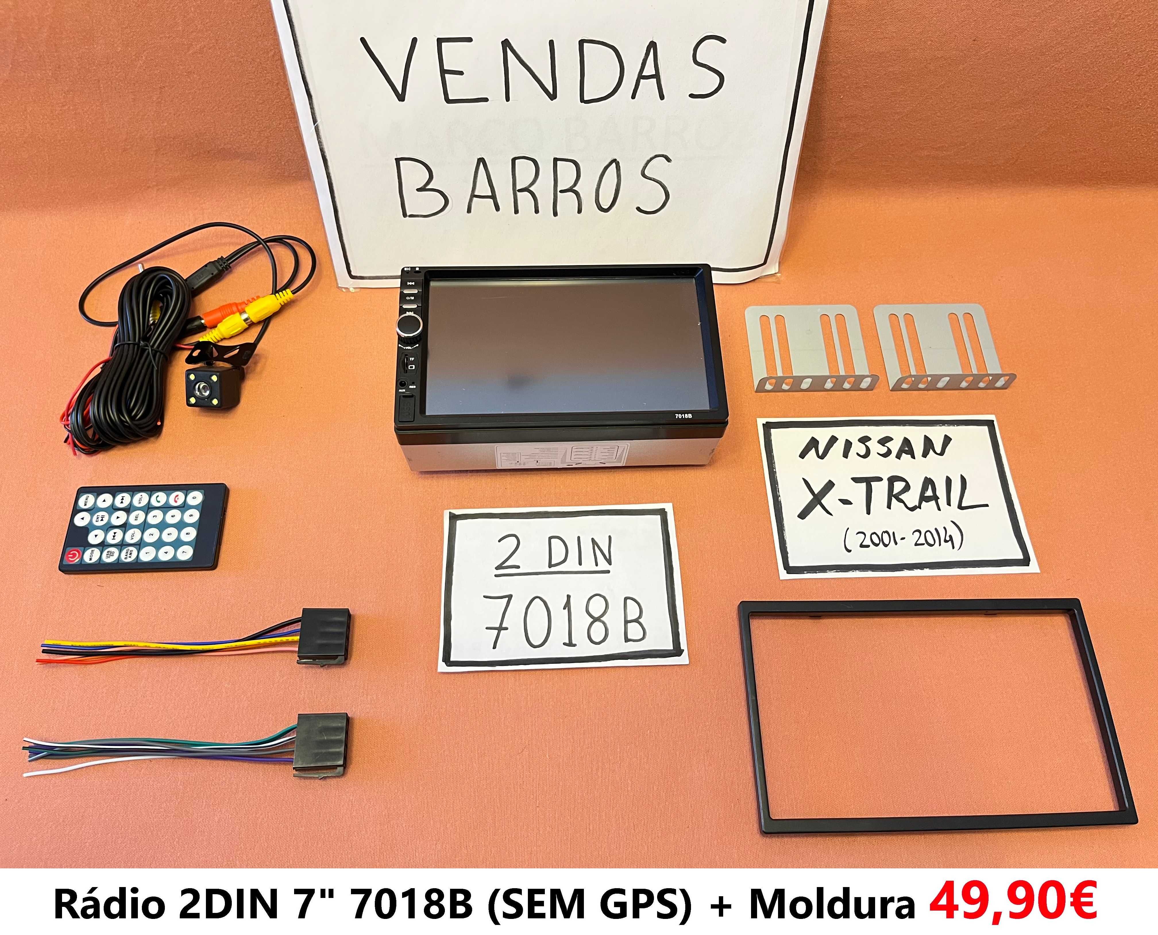 (NOVO) Rádio 2DIN • NISSAN X-Trail (2001 até 2019) • Android XTRAIL