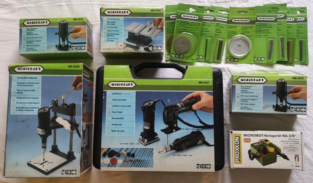 Narzędzia elektronarzędzia do modelarstwa Minicraft elektro-narzędzia