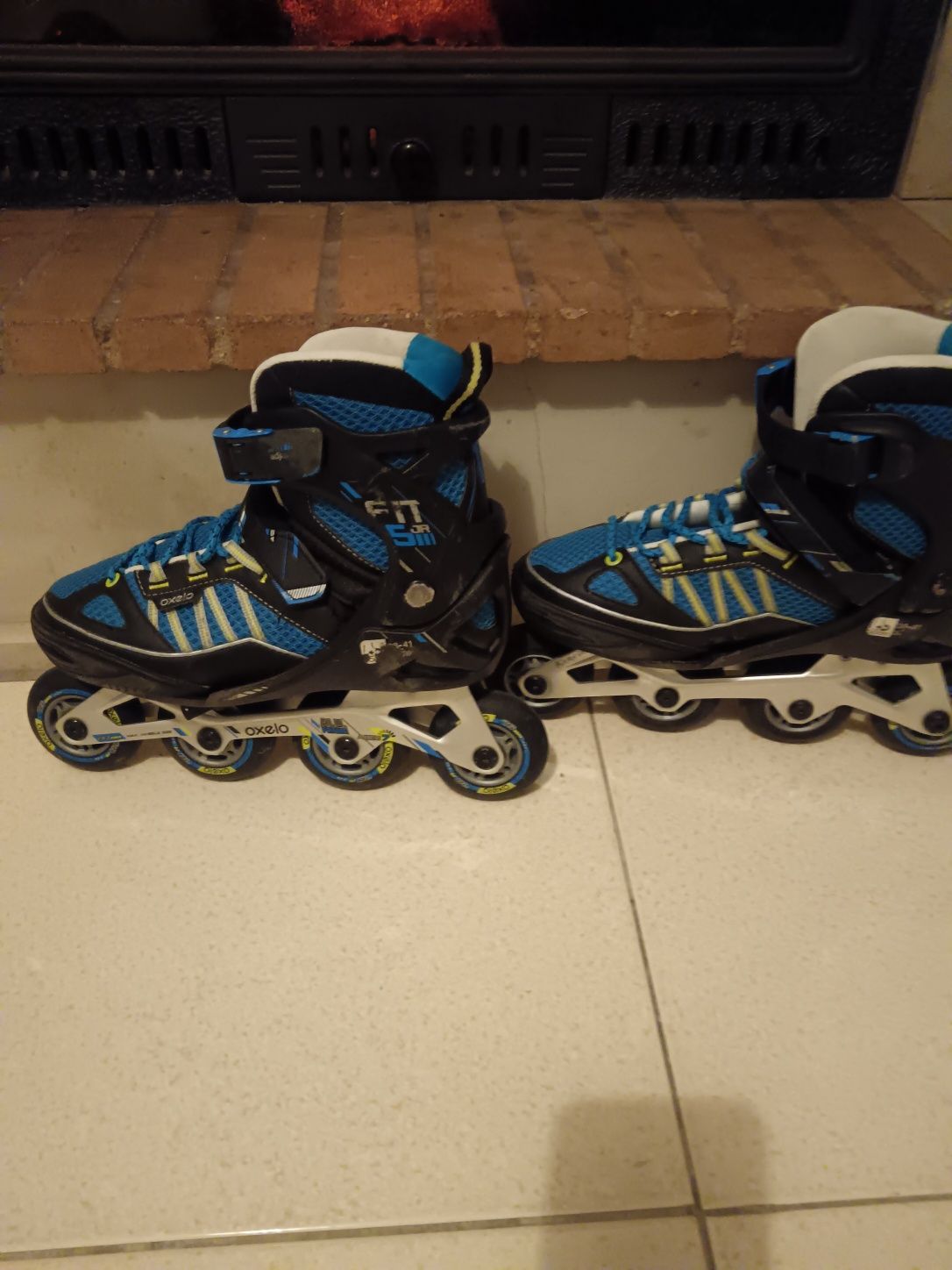 Patins em linha usados