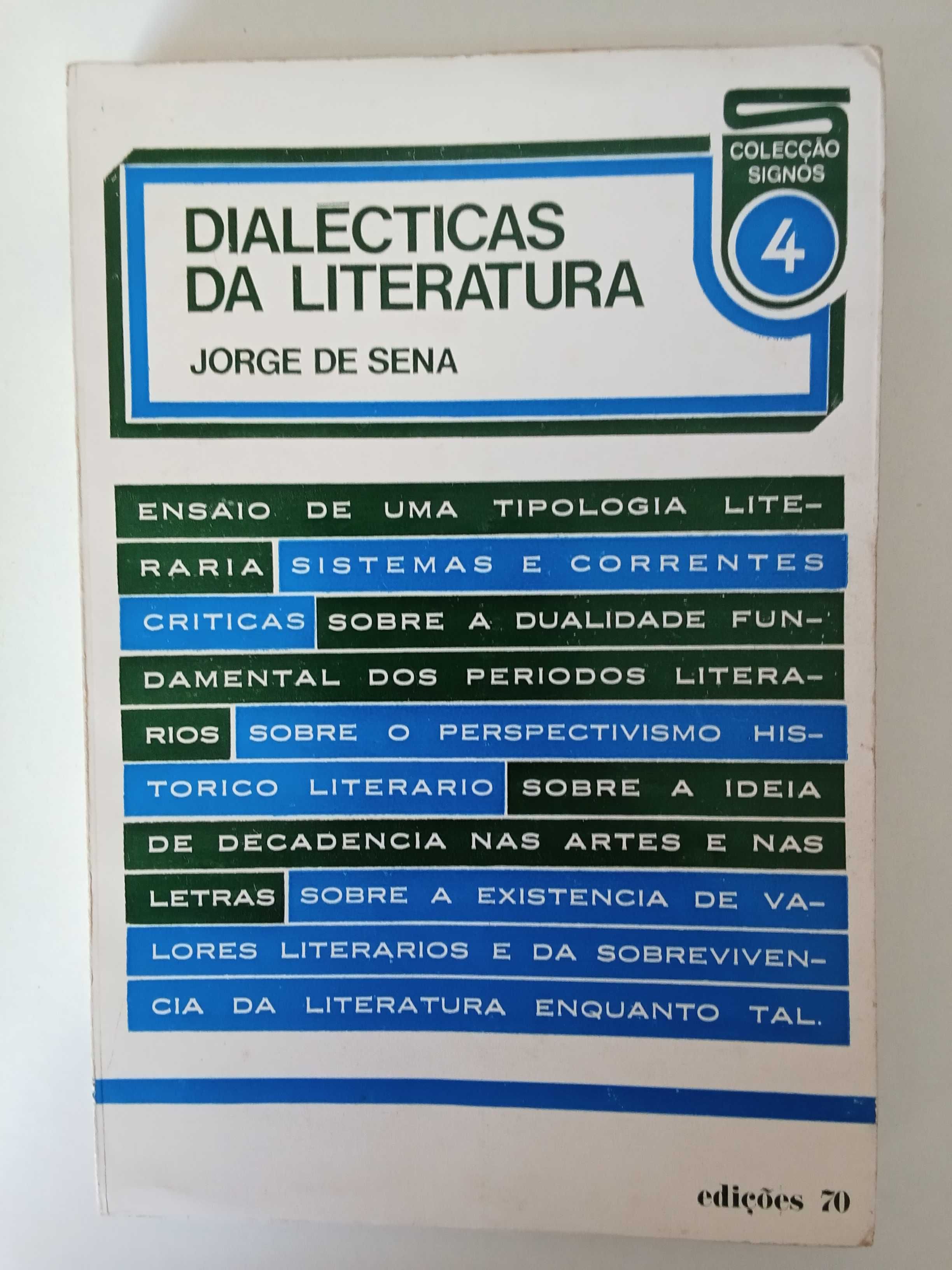 Jorge de Sena - Dialécticas da Literatura
