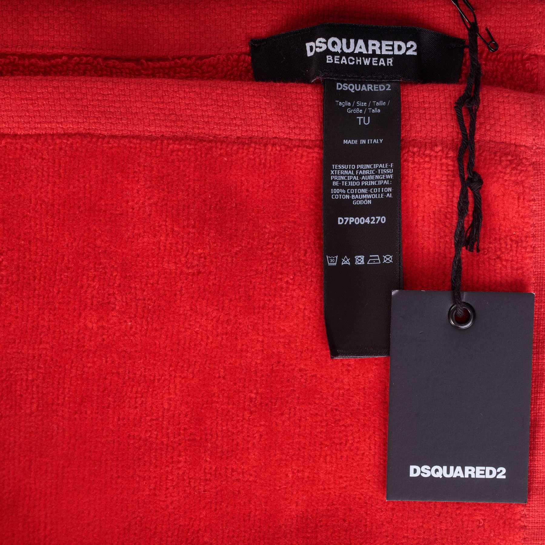 DSQUARED2 markowy ręcznik plażowo-kąpielowy NOWOŚĆ DUŻY