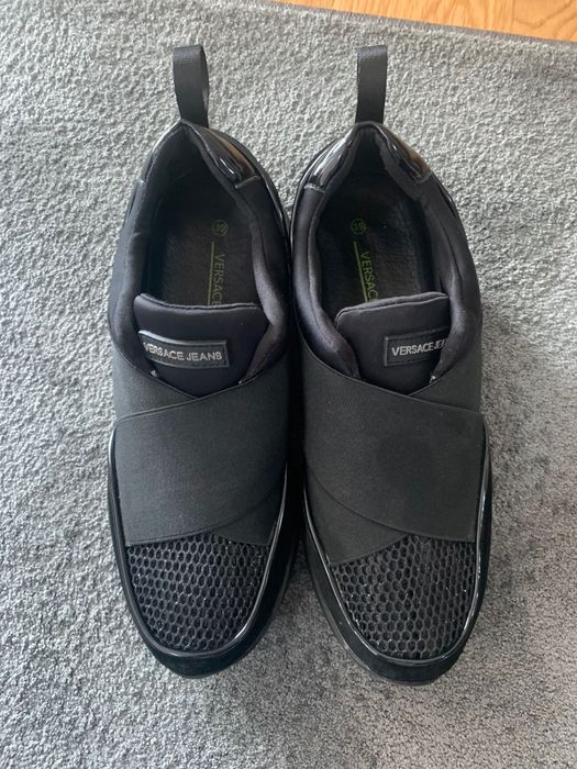 Sapatilhas Versace Jeans pretas, tamanho 39