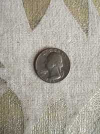 Монета Liberty 1965г Quarter Dollar