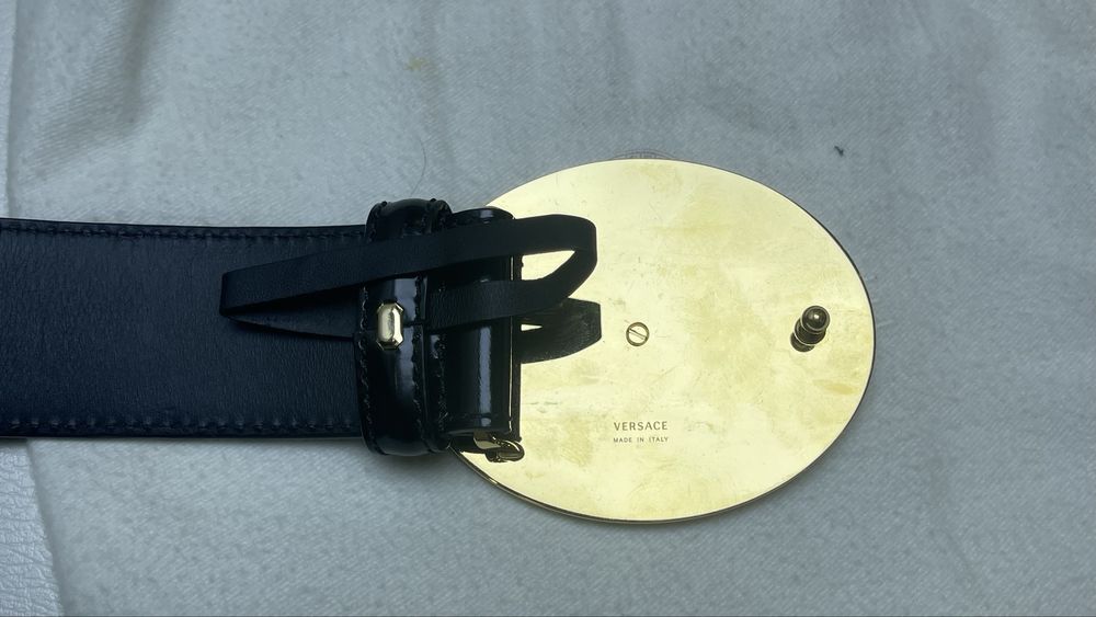 Ремень мужской Versace с камнями Swarovski оригинал