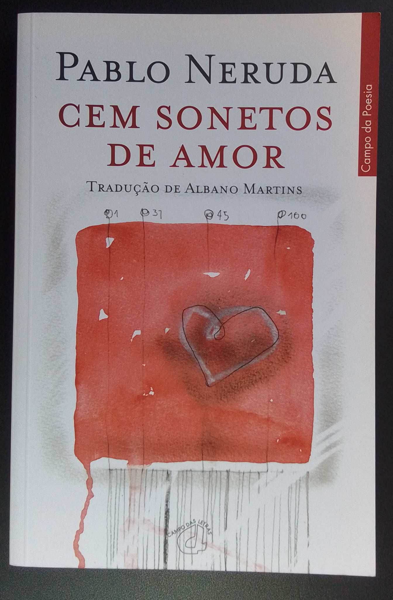 Livro "Cem Sonetos de Amor", de Pablo Neruda