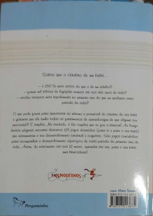 Livro Brincadeiras para Bebés, Jackie Silberg