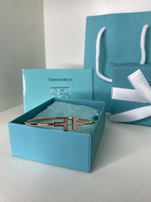 Tiffany браслет для дівчини | Рожеве золото | Браслет Тіффані