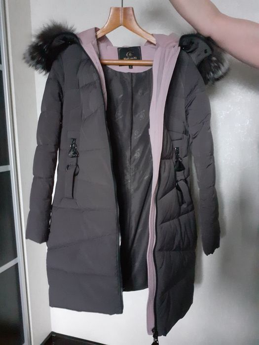 Пуховик жіночий з міхом