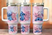 Copos do stitch  para menina