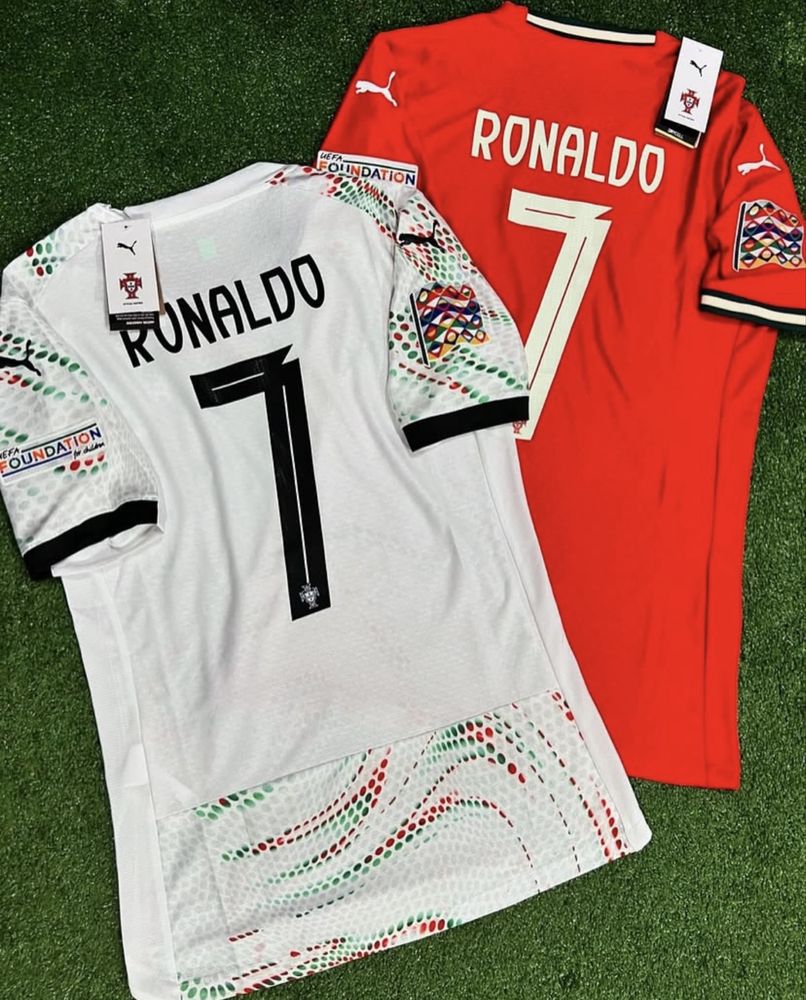 Kit Camisolas Portugal Cristiano Ronaldo 7 Versão Player