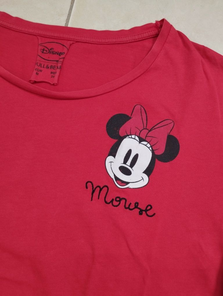 T-shirt Vermelha Minnie Pull&Bear