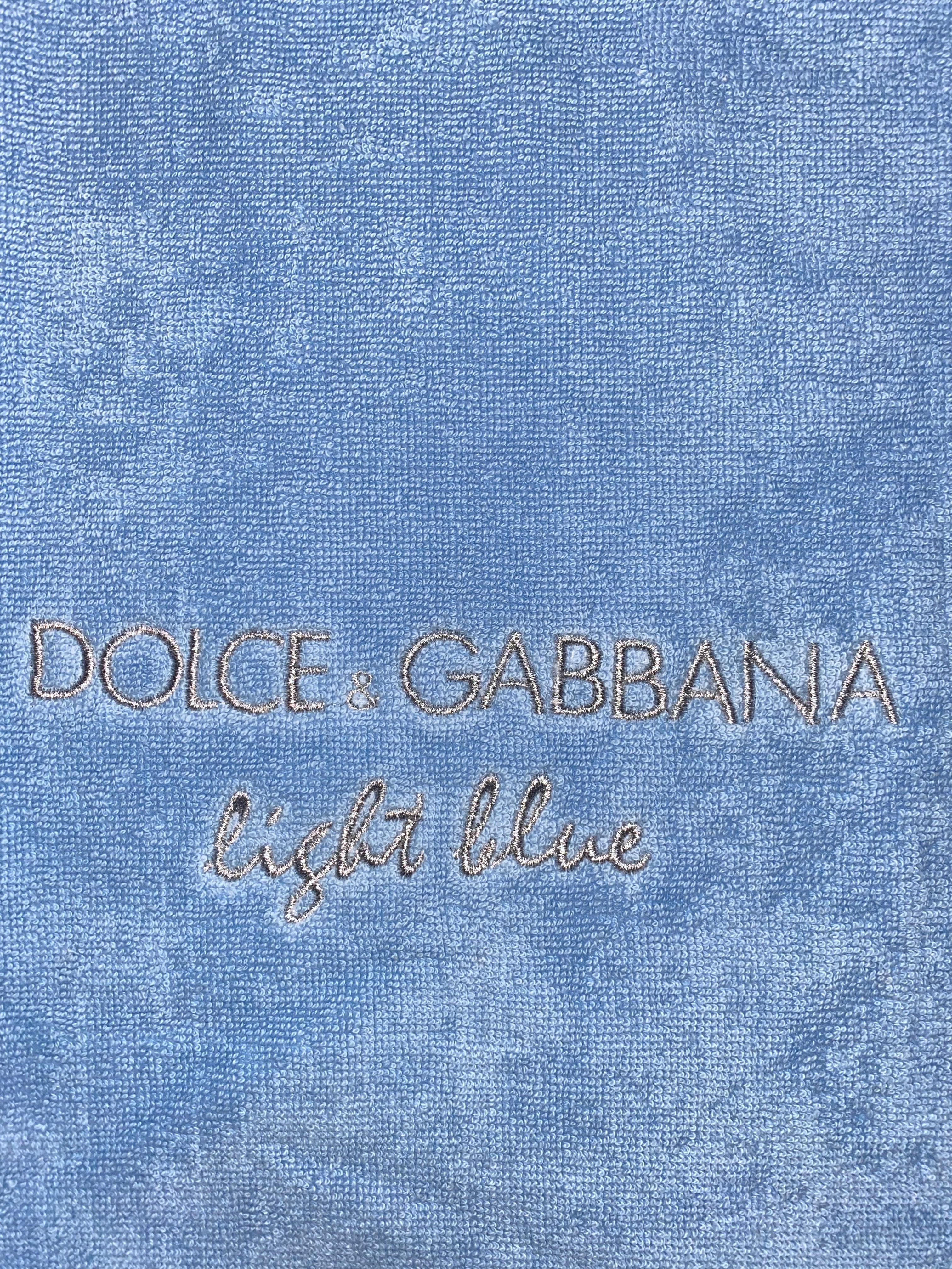 Vintage Ręcznik Dolce&Gabbana LightBlue