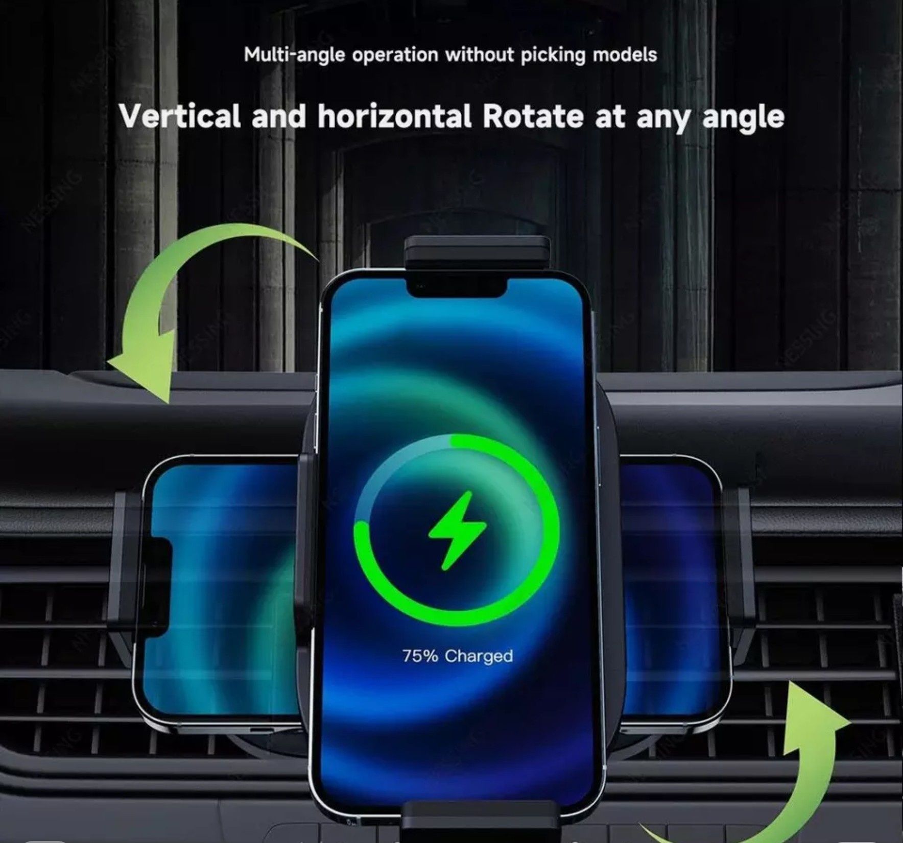 Ładowarka samochodowa bezprzewodowa Samsung Fold 4,3,2  IPhone 12,14,1