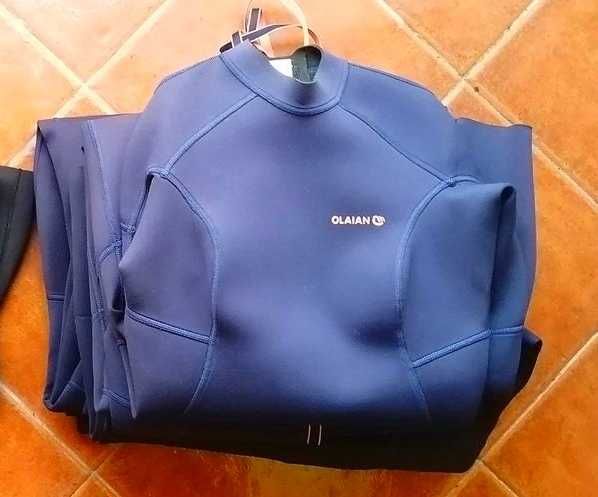 Fato, Licras, Gorro, Botas, Luvas, Poncho