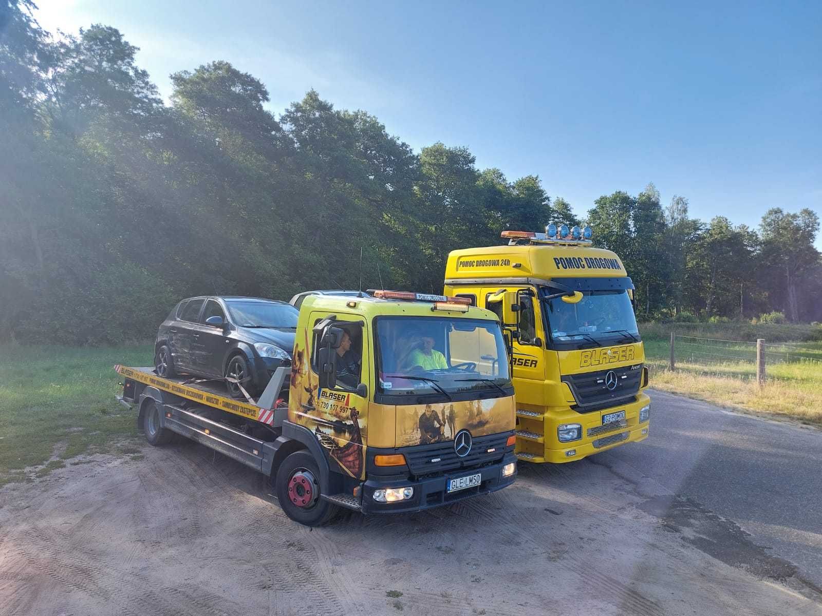 Pomoc Drogowa 24H Laweta Holowanie Transport Wynajem pojazdów