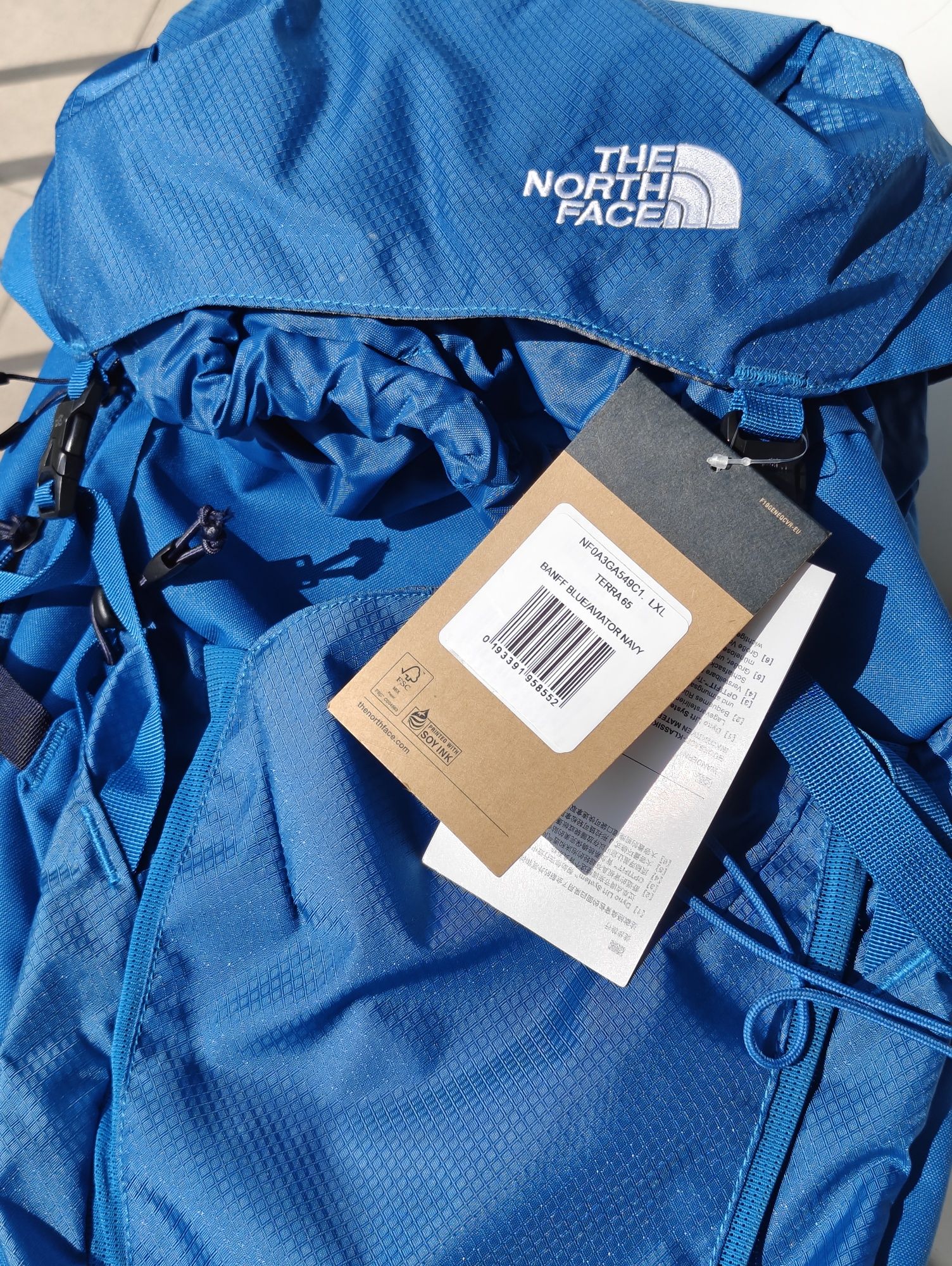 Nowy duży plecak The North Face Terra 65 L XL męski w góry trekking