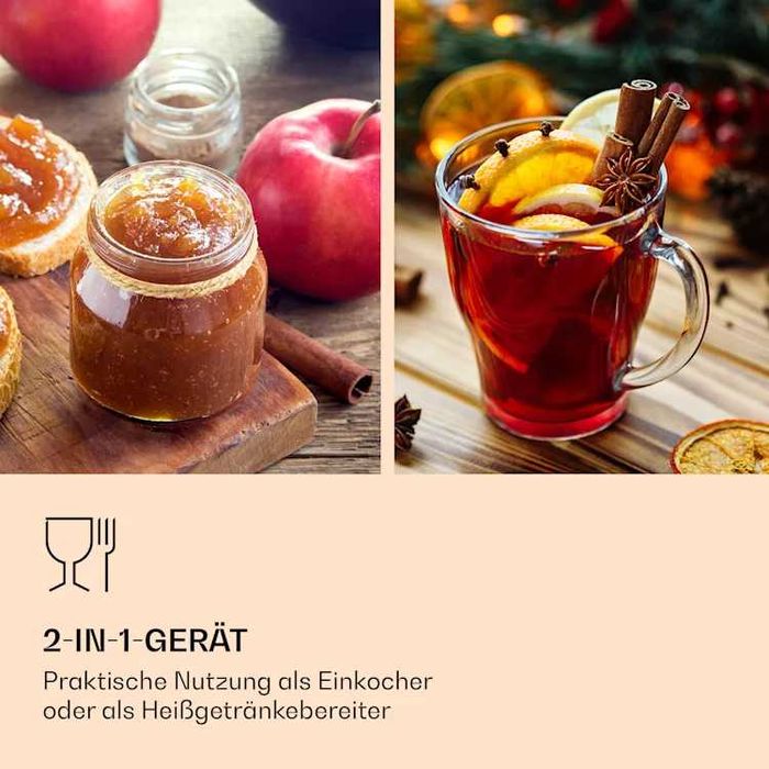 Электрическая кастрюля для пастеризации Термопот Klarstein Abbey 40