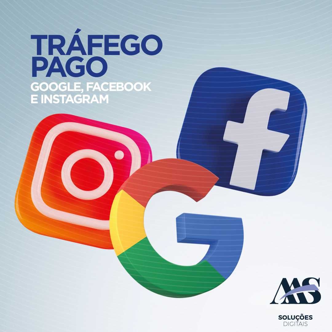 Web Design Tráfego Pago(Facebook e Google) Cartões, panfletos e mais