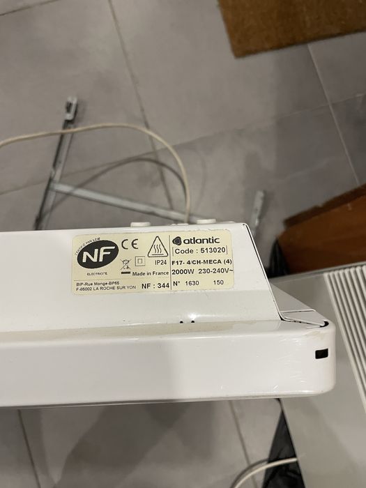 convector elétrico Atlantic, 2000W