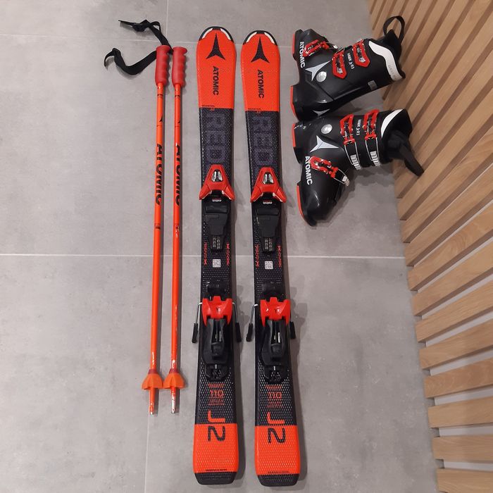 narty Atomic redster 110cm+buty 22.5cm