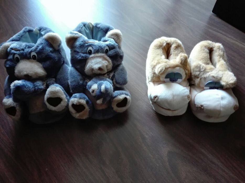 Pantufas com animais