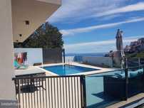 Moradia moderna T3,magnifica vista mar baía,piscina,barbecue,gararagem