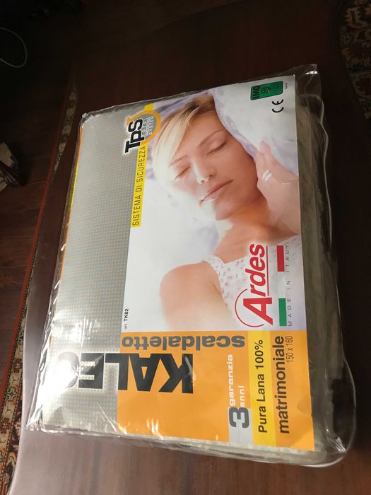 Двохспальна електропростинь Ardes Kaleo 150 х 160см (Made in Italy)