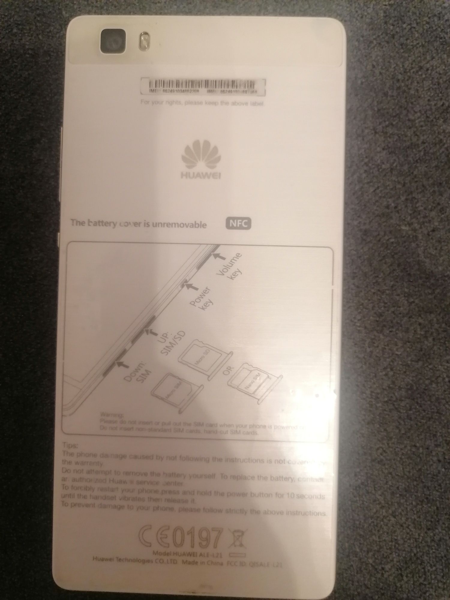 Smartphone Huawei P8 Lite