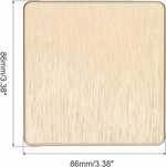 Włącznik światła ścienny kolor złoty 86mm x 86mm pojedynczy