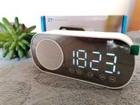 Relógio Despertador com Coluna Bluetooth (NOVO)