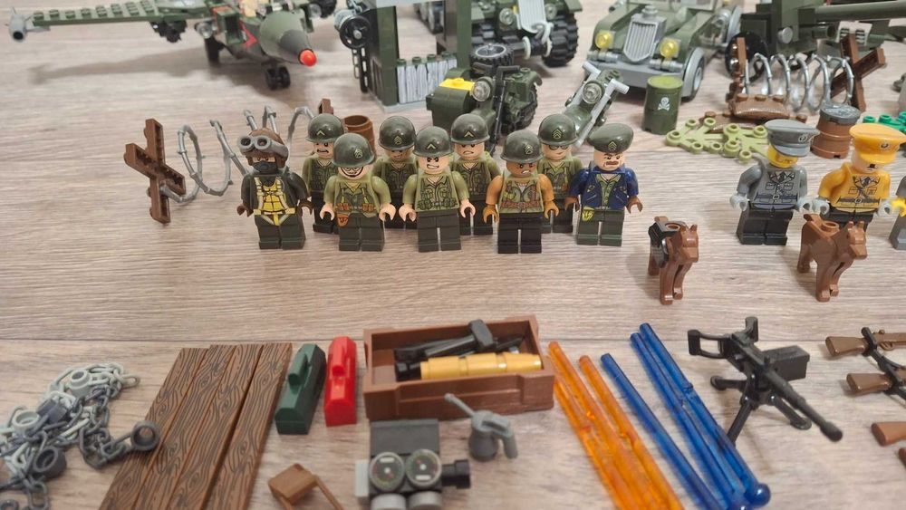 Лего аналог. Enlighten Combat Zones 1702, 1704, 1708, 1710