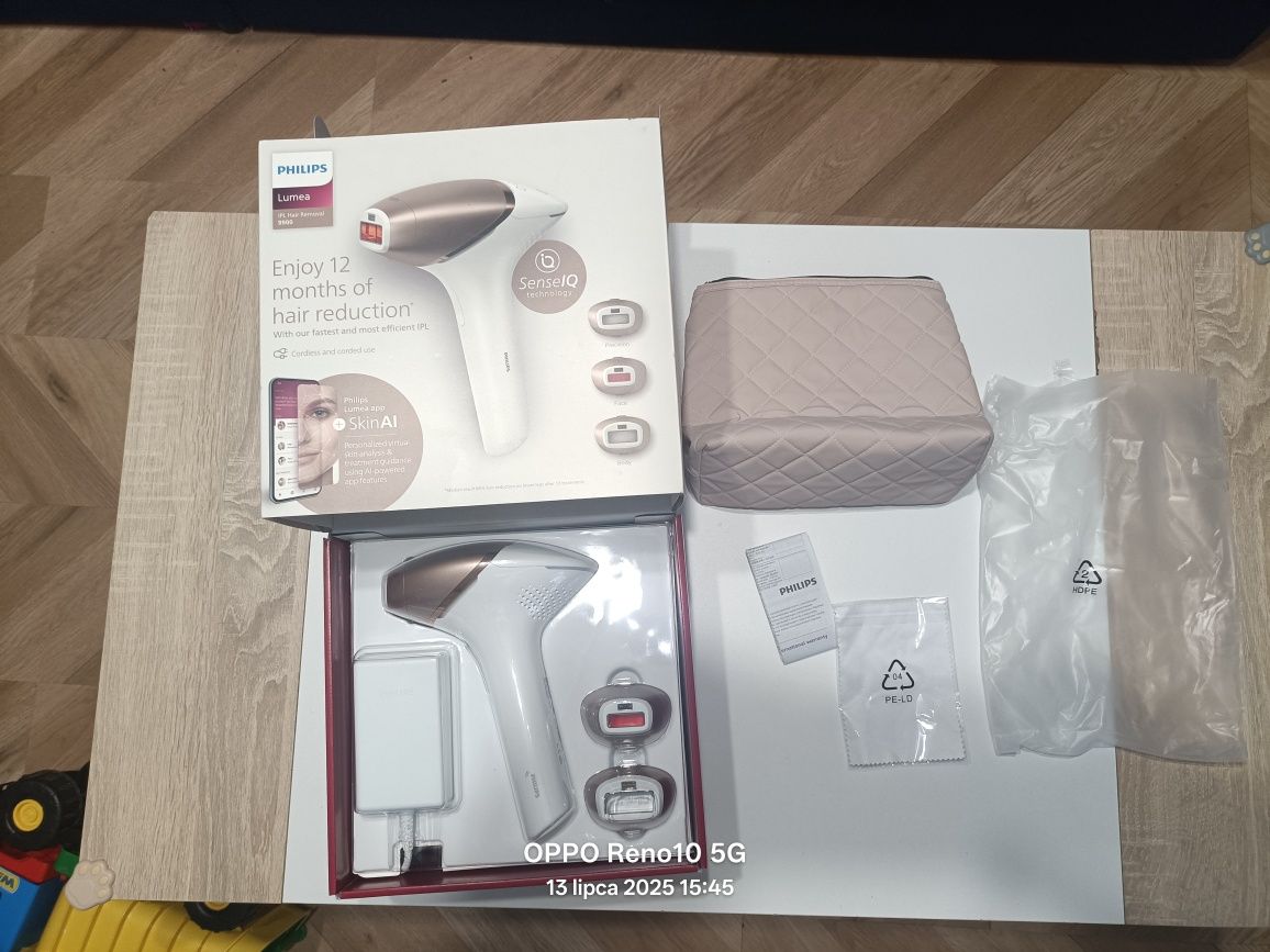 Depilator PHILIPS Lumea 9900 IPL BRI973/00 SenseIQ Czujnik SmartSkin