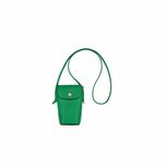 Сумка чохол Longchamp Épure Phone Case With Leather Lace Green