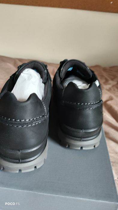Ecco Rugged Truck czarne skórzane wodoodporne buty rozm 43 jak 43